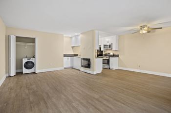 Living room at Casa De Marina Apartments, Los Angeles, CA 90066